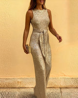Victoria - Eleganter und stilvoller Jumpsuit in Gold