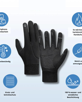 Wasserdichte Thermal-Winterhandschuhe - Wenders in Schwarz