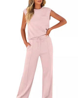 Esperanza – Zweiteiliges Set im Lässig Stil in Rosa