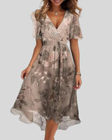 Naomie – Elegantes Sommerkleid für Frauen in Braun