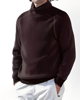Jarrett - Pullover mit Kragen in Braun