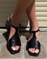 Jalecia - Orthopädische Sommer Sandalen in Schwarz