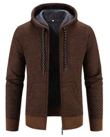 Alarik - Strickjacke für Männer in Orange
