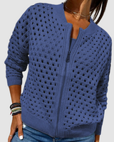 Desiree™ Luxuriöser Strickcardigan in Blau