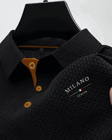 Raymond | Herren Italia Polo – Klassisches Polo Shirt Herren in Schwarz