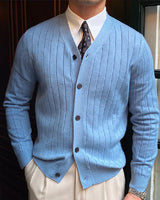 Xeno- Strickjacke für Männer in Blau