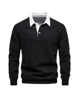 Farouk - Polo Hemd Für Stilvolle Lagenlooks in Schwarz
