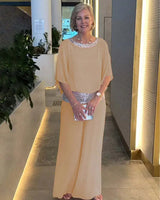 Isabelle - Elegantes Zweiteiliges Set in Khaki