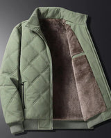 Rowann Fleece-Steppjacke – Komfort und warmjacke in Grün