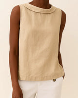 Maria - Stilvolles Damen Tanktop in Beige