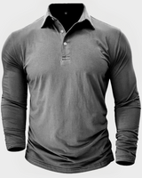 Loreno™ | Polo aus hochwertiger Baumwolle, frisch und bequem in Grau