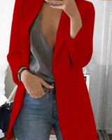 Trendy Damen Blazermantel - Elise in Rot