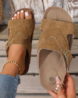 Luna | Leicht Konturiertes Fußbett Sandalen in Braun