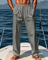Timo | Atmungsaktive Baumwoll-Sporthose in Grau