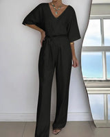 Modischer Damen-Jumpsuit in Schwarz