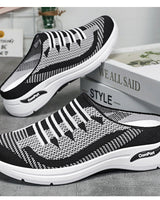 Quenby - Slip-On-Sneaker aus Strick, komfortable Passform in Schwarz