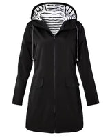 Rinola – Kapuzenjacke Mit Taschen in Schwarz