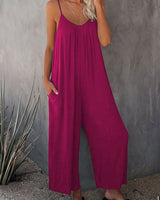 Allira | Lose ärmellose Jumpsuits in Rose