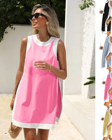 Nadia - Breeze Entspanntes Kleid in Pink