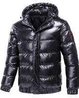 Wasserdichte Steppjacke - Viktor in Schwarz