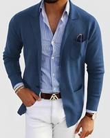Toby - Klassischer Blazer mit Knöpfen in Blau