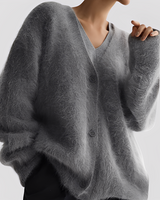 Lavena - Bequemer Pullover in Dunkelgrau