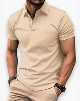 Renan - Stilvolles Sommer-Polo für Männer in Beige