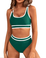 Ashley | Figurformendes Sport-Bikini-Set in Grün