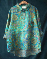 Sarah | Blumenmuster Peasant Bluse in Blumenmuster 6