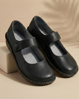 Winslet - gepolsterte orthopädische Schuhe in Schwarz