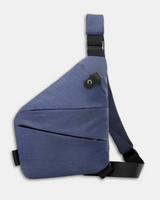 Liv | Sichere Schultertasche aus Nylon in Dunkelblau