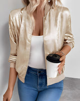 Alexia - Stilvolle Bomberjacke in Beige