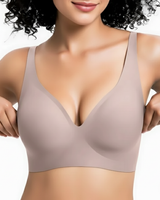 Rynessa – Ultimativer Komfort Wireless Plunge-BH in Grau