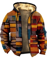 Mervin - Farbige und kuschelige Hoodies für Herren in Orange
