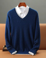 Harvey - Ultraweicher Pullover für Wärme und Stil. in Blau