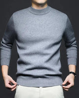 Ryan - Feinmaschiges Poloshirt für Männer in Grau