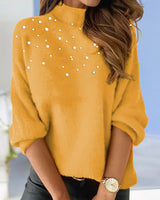 Lottie - Pullover für Damen in Senfgelb