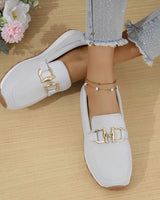 Monica – Loafer für Damen – Lässig und schlicht in Weiß