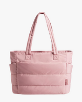 Shelly | Stilvoller Puff-Rucksack in Dunkelrosa