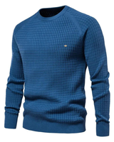 Herren-Rundhals-Pullover – NICK in Sternenblau