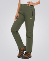 Damen wasserdichte Thermohose in Grün