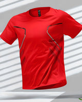Dane - Bequemes T-Shirt in Rot