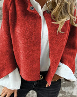 Keylah - Elegante Strick Jacke in Rot