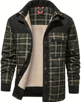 Dalmas - Lässige Winter Jacke im Karo Schau in Schwarz