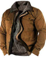 Ahvin | Klassische Westernjacke für zeitlosen Stil in Braun