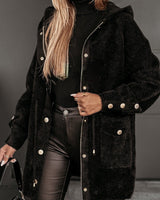 Damen-Kapuzenjacke - Ivanna in Schwarz