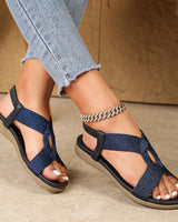 Armelle | Legere Sommer Sandalen in Blau