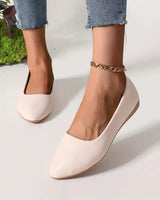 Fiora | Schuhe mit spitzer Zehe, die alle zusammenpassen in Beige