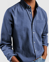 Alvin™ | Premium Casual Hemd in Blau