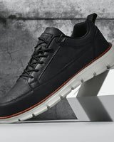 Tackson - Torricelli Leder Turnschuhe in Schwarz
